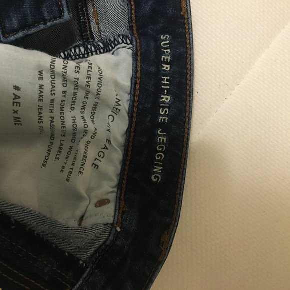 RIPPED SUPER HI- RISE JEGGING X AE - Picture 4 of 7